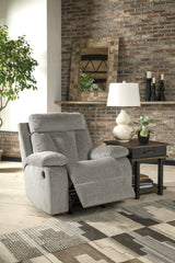 Ashley Fog Mitchiner Rocker Recliner - Microfiber | Home Elegance USA