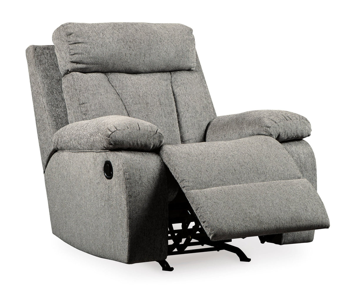 Ashley Fog Mitchiner Rocker Recliner - Microfiber | Home Elegance USA