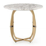 Echo - Modern Marble End Table - View Image 1