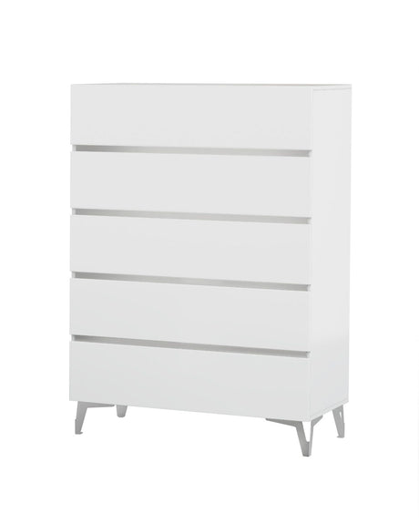 Nova Domus Angela Italian Modern White Chest Vgacangela-Chest