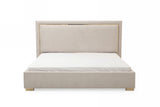 Corrico Modern Off-White Velvet & Champagne Gold Bedroom Set – VIG Furniture - Home Elegance USA