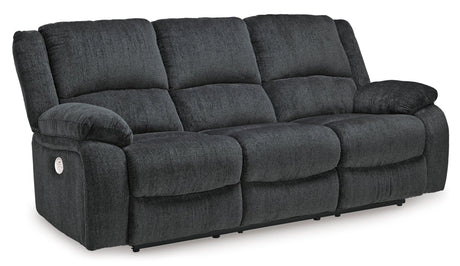 Ashley Slate Draycoll Reclining Power Sofa - Chenille - 7650487 - Home Elegance USA - 2