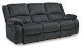 Ashley Slate Draycoll Reclining Sofa - Chenille - 7650488 - Home Elegance USA - 2