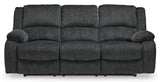 Ashley Slate Draycoll Reclining Power Sofa - Chenille | Home Elegance USA