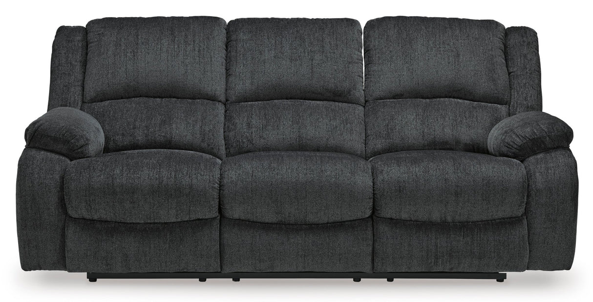 Ashley Slate Draycoll Reclining Sofa - Chenille | Home Elegance USA