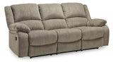 Ashley Pewter Draycoll Reclining Sofa - Chenille - 7650588 - Home Elegance USA - 2