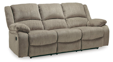 Ashley Pewter Draycoll Reclining Sofa - Chenille - 7650588 - Home Elegance USA - 2