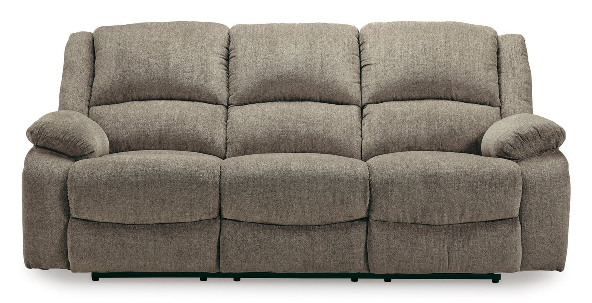 Ashley Pewter Draycoll Reclining Power Sofa - Chenille | Home Elegance USA