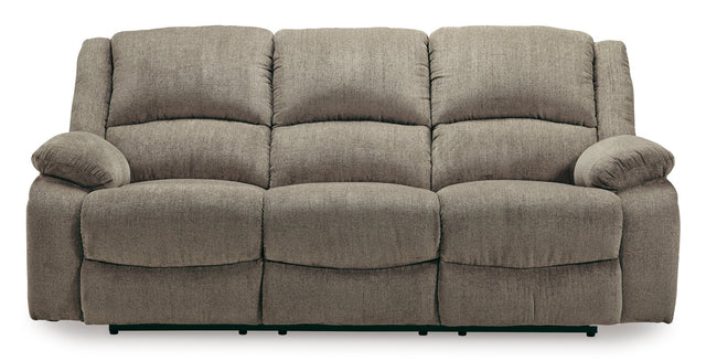 Ashley Pewter Draycoll Reclining Sofa - Chenille - 7650588 - Home Elegance USA - 1