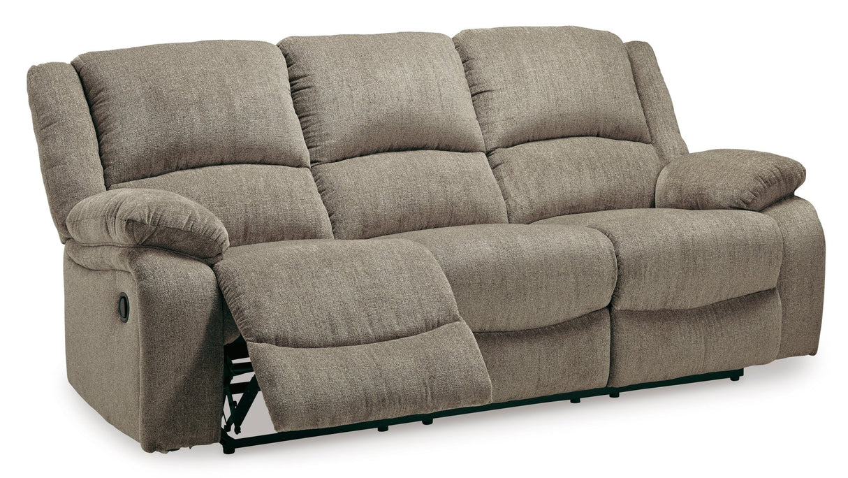 Ashley Pewter Draycoll Reclining Sofa - Chenille | Home Elegance USA