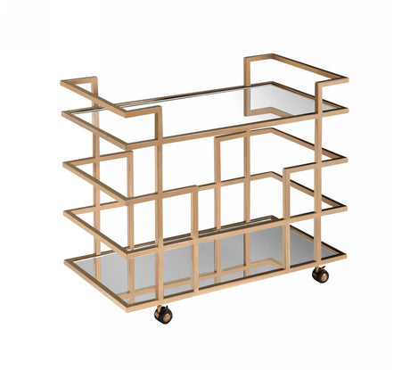 Caleb - Rose Gold Wine Rack - View Image 1