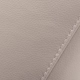 Villeneuve - Italian Modern Light Grey Leather Right Facing Sectional Sofa - View Image 1