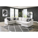 Benchcraft Koralynn Fabric 3 Pc Sectional 5410248/5410234/5410217 | Ashley - Koralynn 54102S2 3 pc Sectional with Chaise - Home Elegance USA - 3