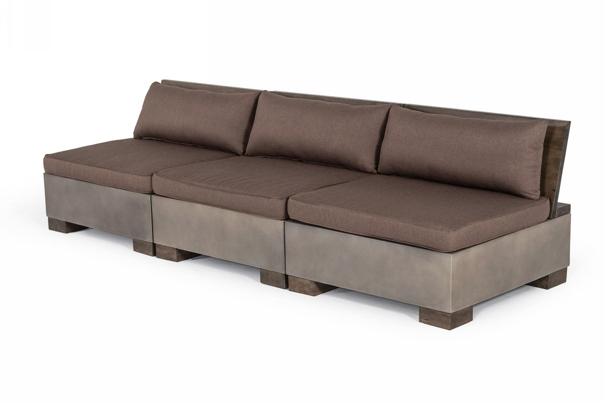 Modrest Delaware Modern Concrete Large Sectional Set -Square Vglb-Rivi-Sqr-Set - Home Elegance USA