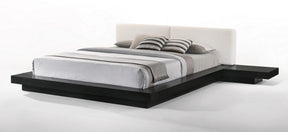 Tokyo - Queen Contemporary Black and White Platform Bed - View Image 1