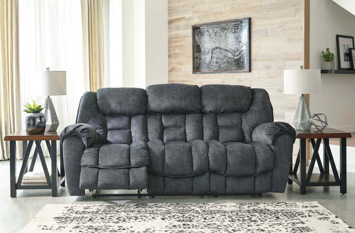 Ashley Granite Capehorn Reclining Sofa - Microfiber - 7690288 - Home Elegance USA - 3