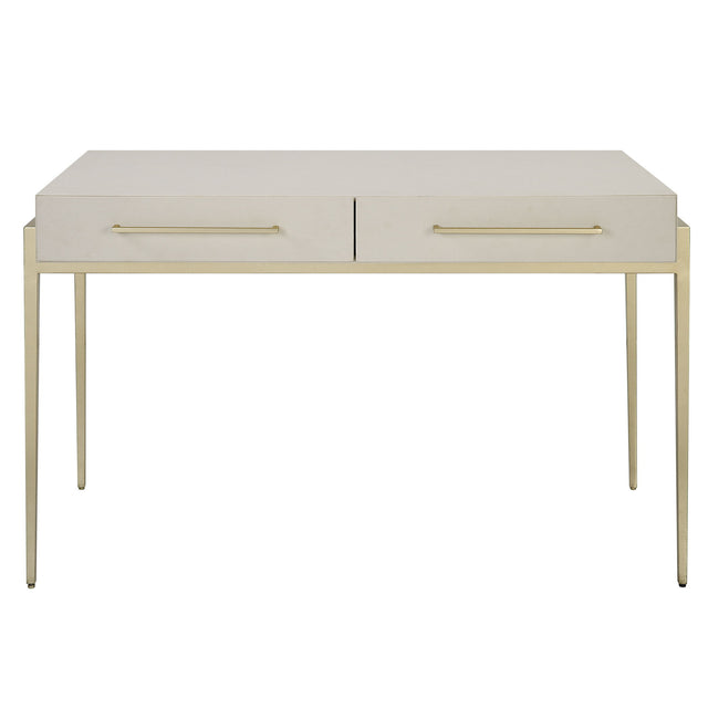 Jewel Modern White Desk by Uttermost - View 1