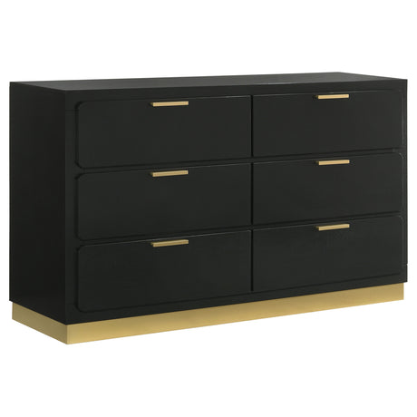 Sophia Black 4-piece Eastern King Bedroom Set - sold by Home Elegance USA