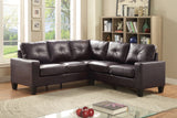 Newbury G464B-SC Sectional , DARK BROWN