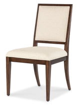 Archives Upholstered Side Chair - Beige / Dark Brown by Hooker Furniture - View 3