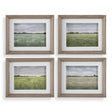 Quiet Meadows Framed Prints (Set of 4) - Green by Uttermost - View 1