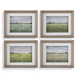 Quiet Meadows Framed Prints (Set of 4) - Green by Uttermost - View 1