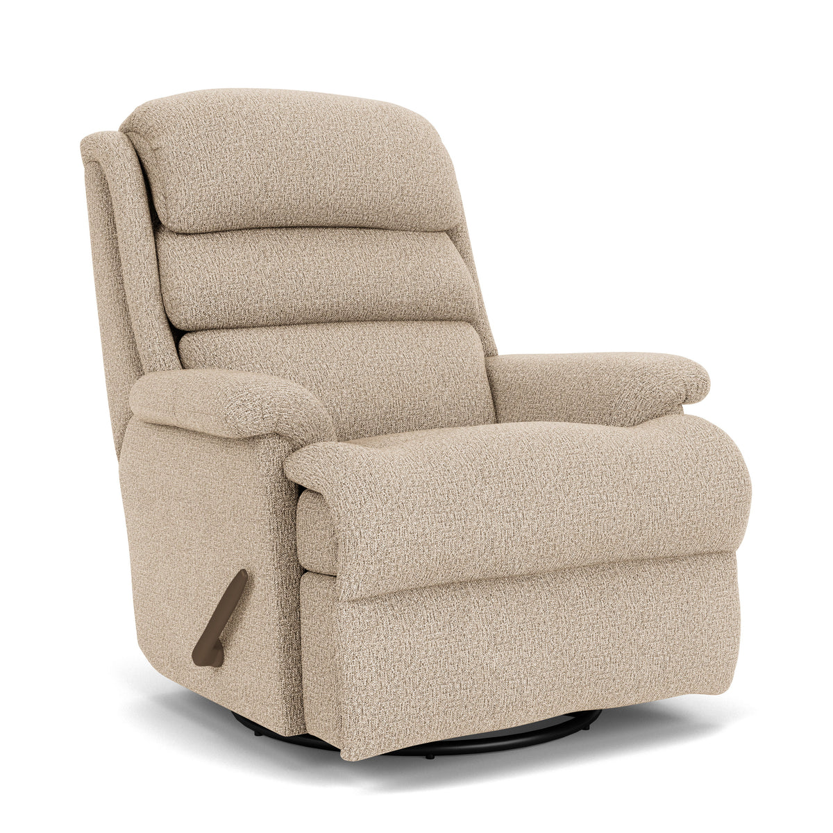 Yukon Transitional Fabric Swivel Gliding Recliner | Flexsteel