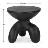 Veta Indoor-Outdoor Accent Table - Black by Uttermost - View 9