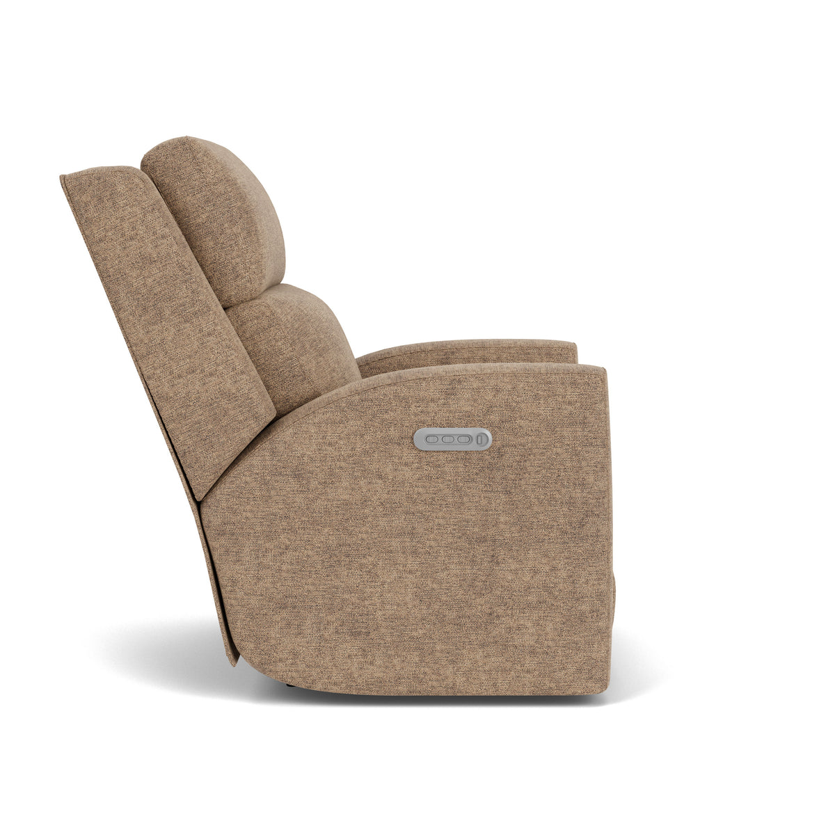 Score Transitional Fabric Power Recliner With Power Headrest & Lumbar | Flexsteel