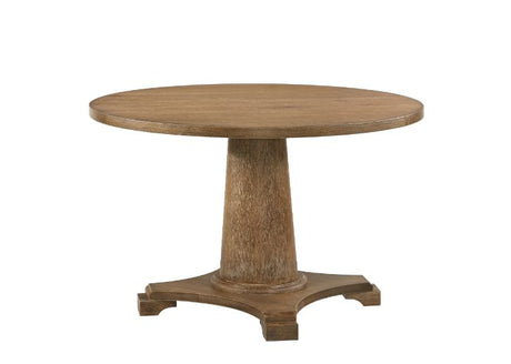 Acme - Yotam Dining Table 77160 Salvaged Oak Finish