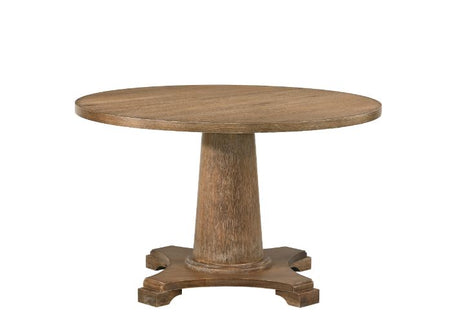 Acme - Yotam Dining Table 77160 Salvaged Oak Finish