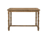 Acme - Farsiris Counter Height Table 77175 Weathered Oak Finish