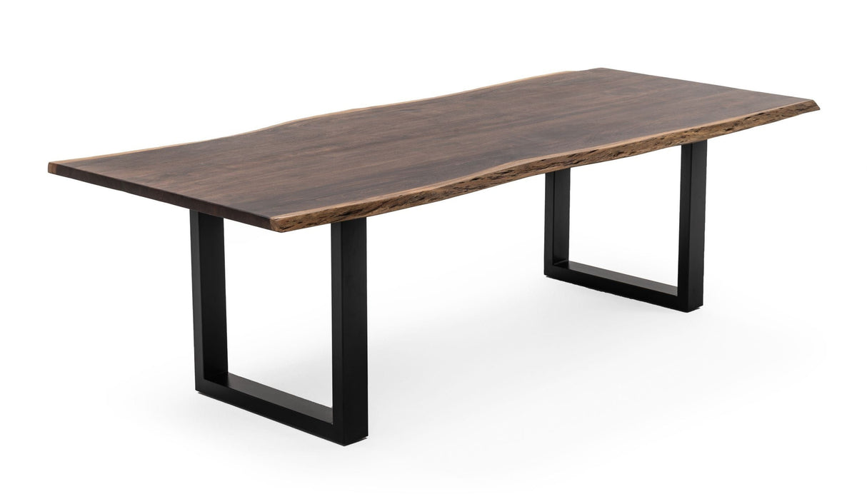 Taylor Large 87" Modern Live Edge Wood Dining Table - View Image 1