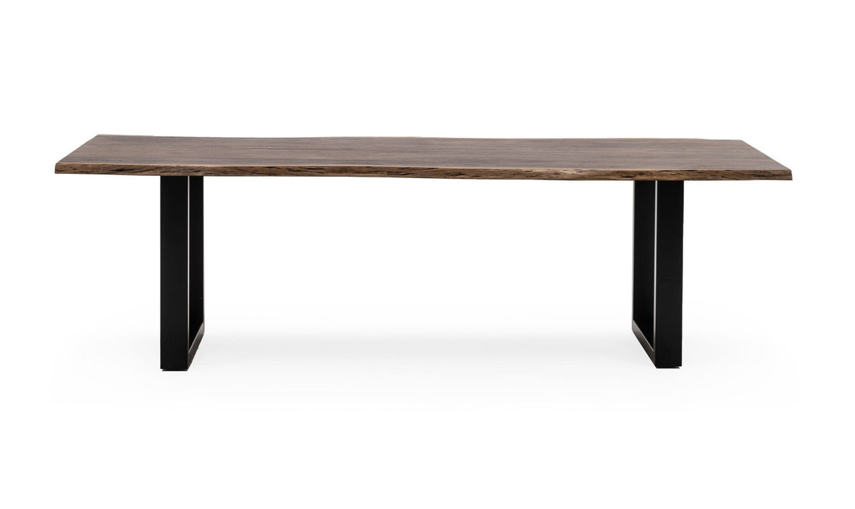 Taylor Large 87" Modern Live Edge Wood Dining Table - View Image 1