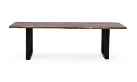 Taylor Large 87" Modern Live Edge Wood Dining Table - View Image 1