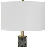 Summit Rustic Floor Lamp - Black / White by Uttermost - View 5
