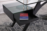 Suffolk - Contemporary Black Ash Desk - View Image 1