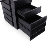 Suffolk - Contemporary Black Ash Desk - View Image 1