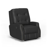 Devon Transitional Leather Power Recliner, Nailhead Trim | Flexsteel