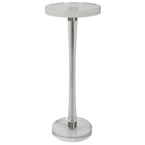 Pria Crystal Drink Table - Silver by Uttermost - View 1