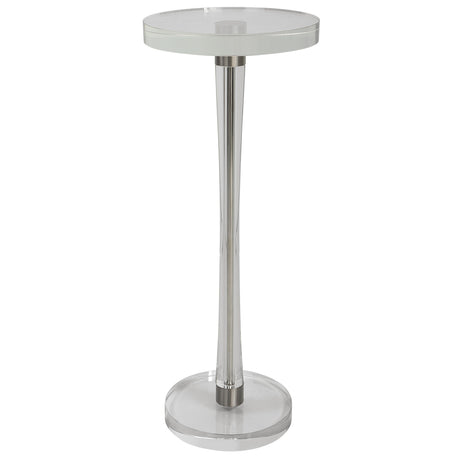 Pria Crystal Drink Table - Silver by Uttermost - View 1