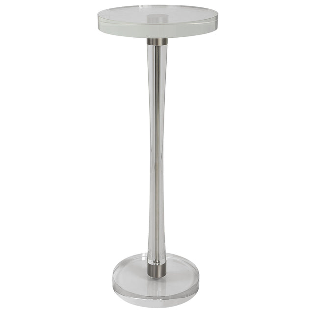 Pria Crystal Drink Table - Silver by Uttermost - View 1