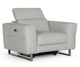 Accenti Italia Lucca - Italian Modern Grey Armchair w/ Electric Recliner