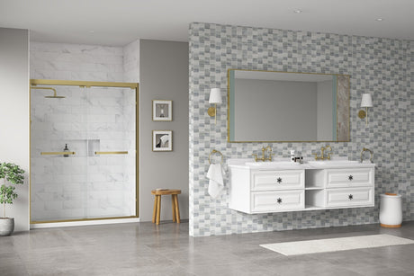 72*23*21in Wall Hung Doulble Sink Bath Vanity Cabinet Only in Bathroom Vanities without Tops - W1272107576 - image - 8