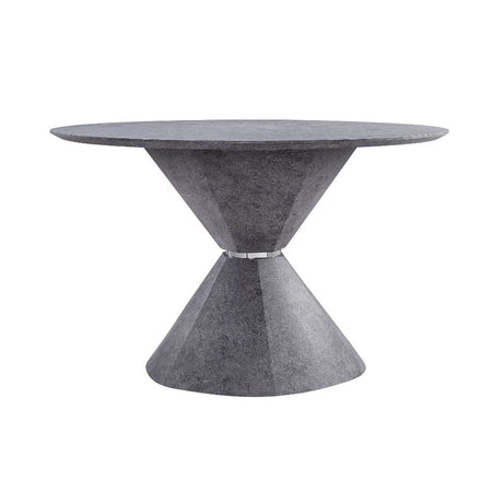 Ansonia Dining Table 77830 Faux Concrete | Acme - 77830 - Home Elegance USA - 1