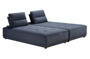 Glendale - Modern Blue Fabric Modular Sectional Sofa - View Image 1