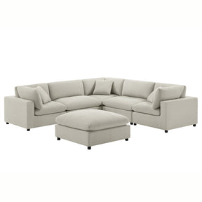 Cassandra Modular 6-Piece Sectional in Beige - sold by Home Elegance USA