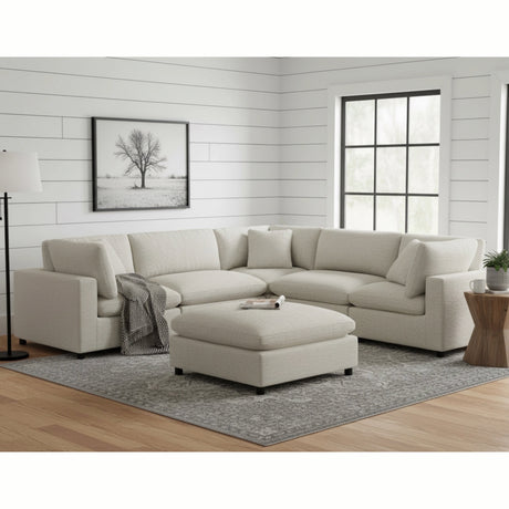 Cassandra Modular 6-Piece Sectional in Beige - sold by Home Elegance USA