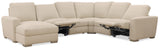 Optimus Five-Seat Power Sectional - Beige by Hooker Furniture - View 5