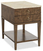 Melange Penelope Chairside Table - Dark Brown by Hooker Furniture - View 1